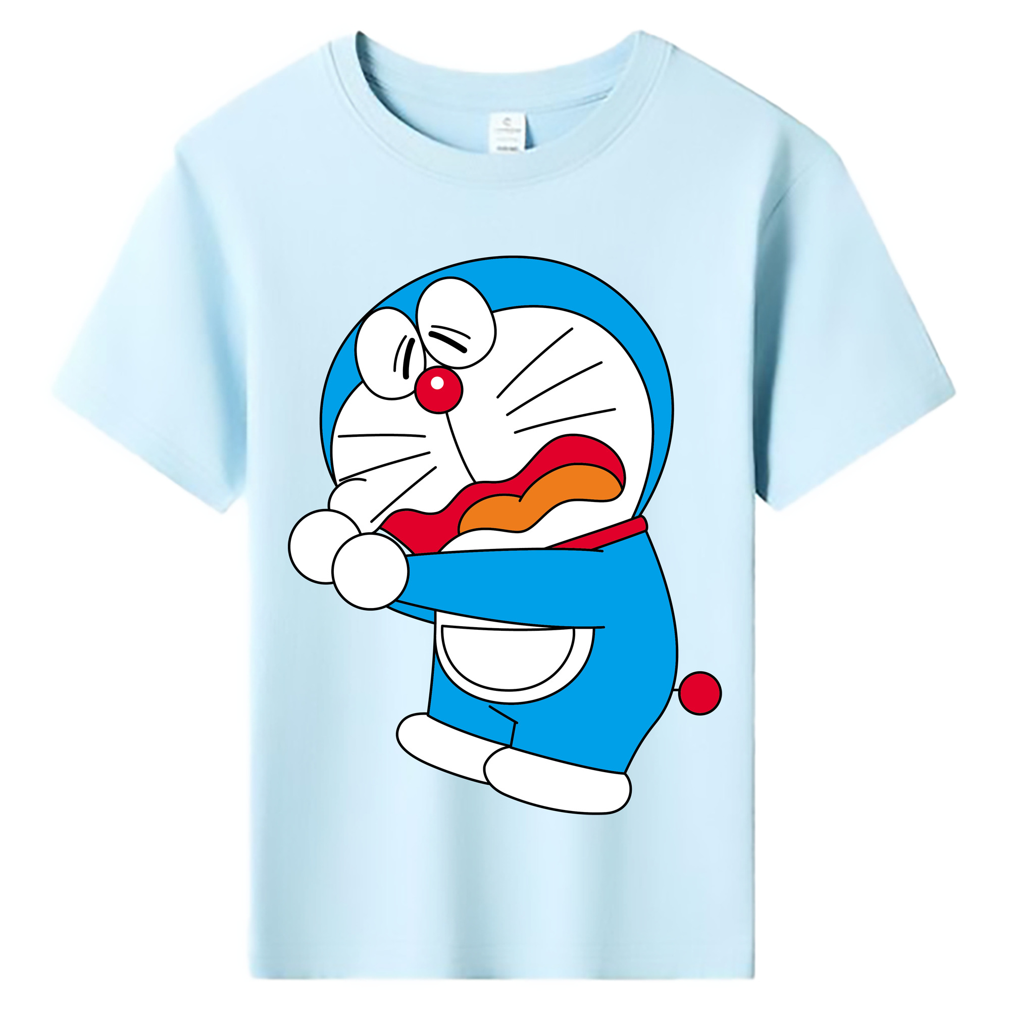 （画像用） ドラえもん Doraemon 綿100％キッズTシャツ（フロントプリント）